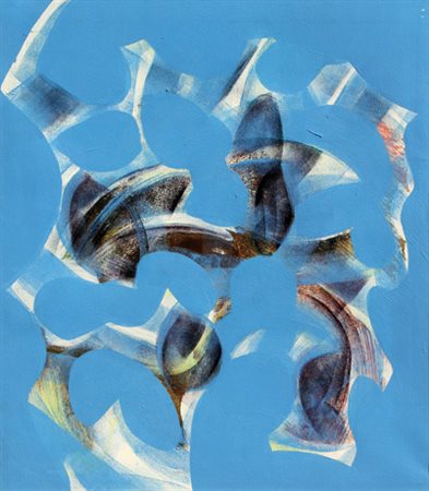 Martino MAZZOLENI Milano 1935-1995 Senza titolo, 1973 olio su tela oil on...