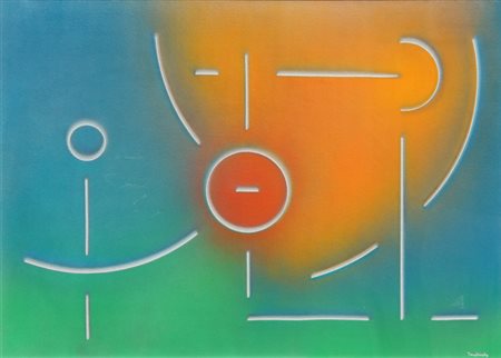 Stanley TOMSHINSKY New York 1935 - Milano 2004 Earth force, 1973 olio e...