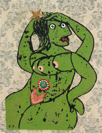 Enrico BAJ Milano 1924 - Vergiate 2003 Grand run national, 1970 acquaforte a...