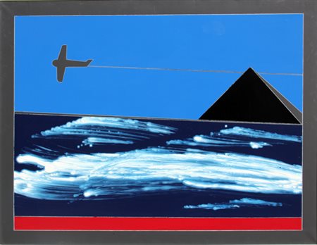 Franco ANGELI Roma 1935-1988 Adrianopoli, 1987 smalto su tela enamel on...