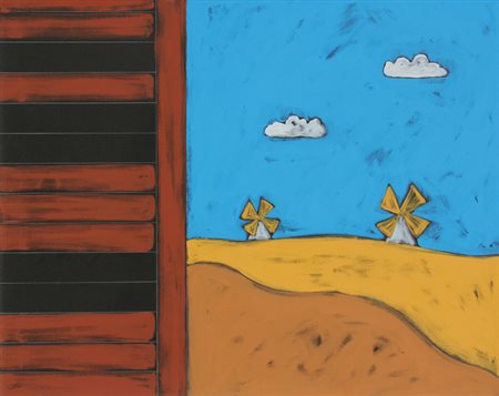 Tano FESTA Roma 1938-1988 Senza titolo, anni 80 acrilico su tela / acrylic on...