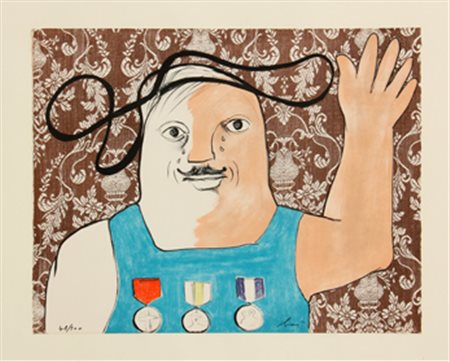 Enrico BAJ Milano 1924 - Vergiate 2003 Guillaume de Gouffier - Generale (Les...