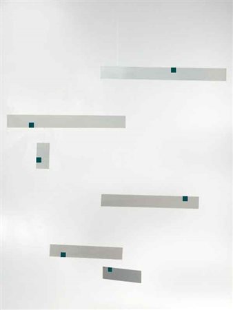 Bruno MUNARI Milano 1907-1998 Macchina inutile, 1956 alluminio aluminum cm....
