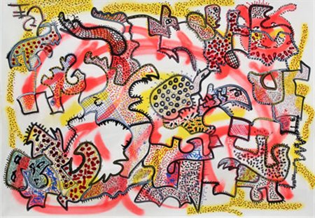 Morena BELTRAMI Modena, 1965 I mutanti, 2013 spray e pennarelli su cartone...