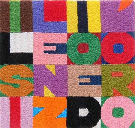 Alighiero BOETTI Torino 1940 - Roma 1994 Il silenzio è d’oro, 1988 arazzo...