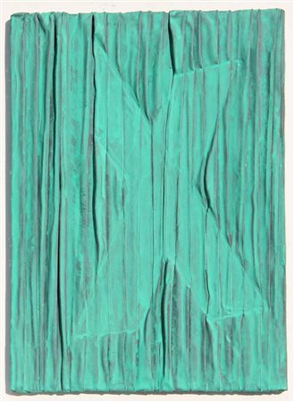 Umberto MARIANI Milano 1936 Senza titolo, 1996 piombo lead cm. 27.5x20.5...