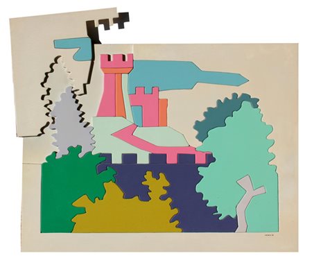 Ugo NESPOLO Mosso Santa Maria (Bi) 1941 Gli occhi belli di Michaela, 1966...