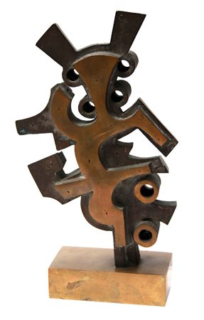 Umberto MASTROIANNI Fontana Liri 1910 - Marino 1998 Toro, 1975 bronzo /...