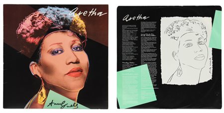 Andy WARHOL Pittsburgh 1928 - New York 1987 Aretha Franklyn, 1986 cover di LP...