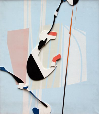 Edoardo FRANCESCHINI Catania 1928 - Varese 2006 Senza titolo, 1971 collage e...