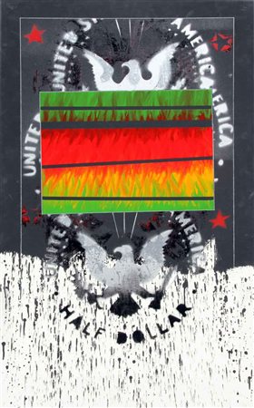 Franco ANGELI Roma 1935-1988 R Italiano, 1984 smalto su tela / enamel on...