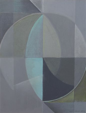 Belli Domenico Apparizione, 1974 tecnica mista su cartone, cm. 45x35 firmata...