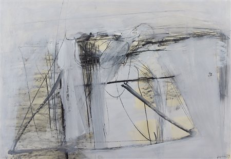 Vaglieri Tino Fatto, 1959 tecnica mista su carta, cm. 70x100 firmato e datato...