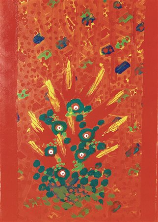 Biggi Gastone Fleurs 29 - "Focuses", 2010 idropittura su tela, cm. 80x60...