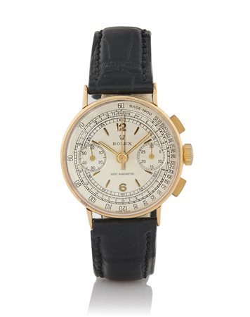 ROLEX REF. 3484ROLEX ANTI-MAGNETIC CRONOGRAFO REF. 3484 DEL 1940 CA. Cassa n....