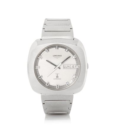 LONGINESLONGINES ULTRONIC ANNI '70.Cassa n. 16183430 tonneau in acciaio....