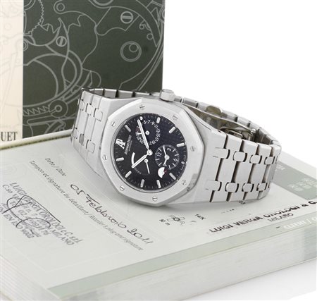 AUDEMARS PIGUETAUDEMARS PIGUET ROYAL OAK DUAL TIME REF. 26120ST N. 2904 SERIE...