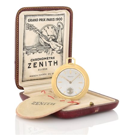 ZENITHZENITH CHRONOMETRE ANNI '40.Cassa n. 363018 in oro giallo 18 kt con...