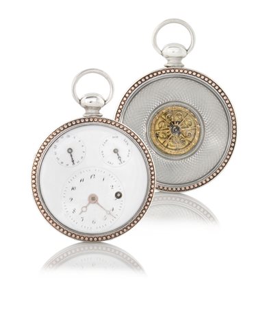 AUBERT GENEVEAUBERT A PARIS N. 1804, CALENDARIO DEL 1810 CA.Cassa in argento...