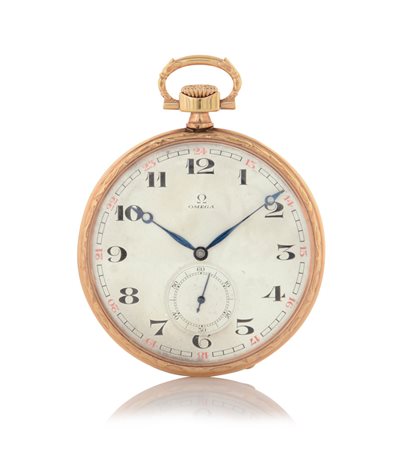 OMEGAOMEGA ANNI '30.Cassa n. 7558068 in oro rosa 14 kt incisa con decoro...