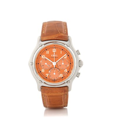 EBELEBEL CRONOGRAFO REF. 9137240 ANNI '90.Cassa n. 64510461 in acciaio con...