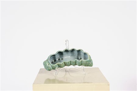 PRODUZIONE ITALIANA - ITALIAN WORK. Baco in ceramica svuota tasche. Maggot...