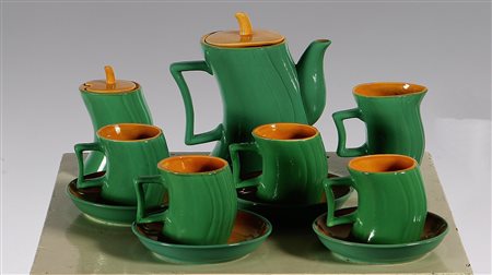 IOSA GHINI MASSIMO (N. 1959). Incantevole servizio da caffé o te. Enchanting...