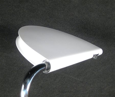 GECCHELIN BRUNO (N. 1939). Lampada da terra "Mezzaluna terra". Floor lamp...