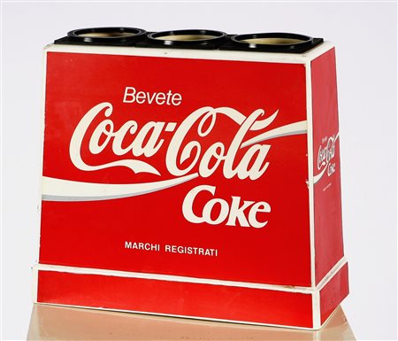 ANONIMO. Espositore Coca Cola. Coca Cola display rack in plastic. Plastica....