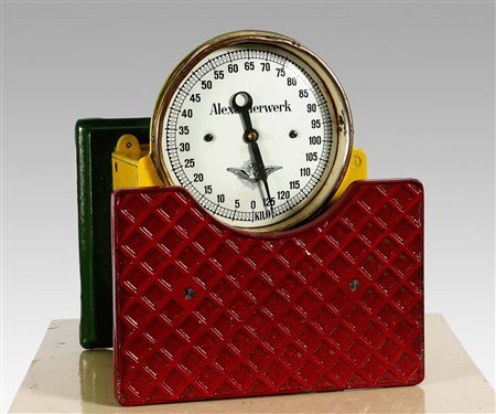 PRODUZIONE TEDESCA - GERMAN WORK. Bilancia meccanica in ferro.Prodotta da...