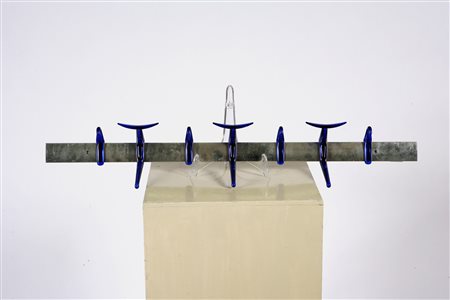 PRODUZIONE ITALIANA - ITALIAN WORK. Appendiabiti. Clothes hanger in aluminium...