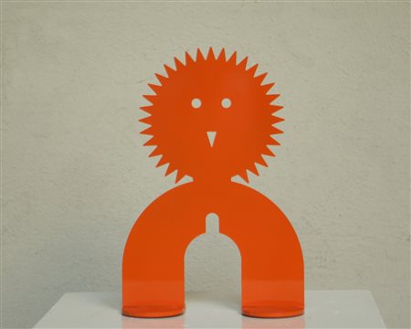 GUERRIERO ALESSANDRO (N. 1943) Attribuito. Spiritello in acciaio laccato...