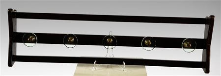 Appendiabiti. Clothes hanger. Vetro e legno. Cm 110x32x10. Produzione...