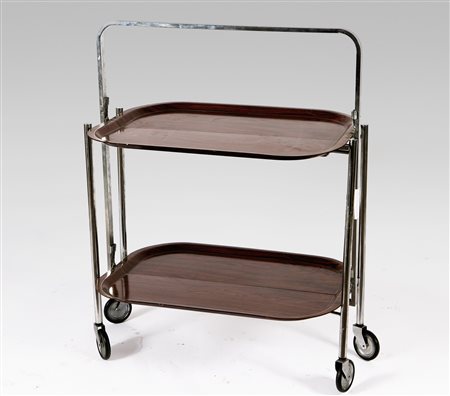 PRODUZIONE ITALIANA - ITALIAN WORK. Carrello pieghevole. Struttura pieghevole...