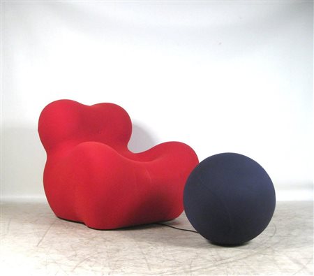 PESCE GAETANO. Poltrona della serie "Up", La Mama. Lounge chir from the "Up"...