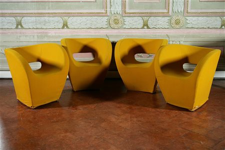 ARAD RON. Quattro poltroncine della serie 'Victoria and Albert ' per Moroso....