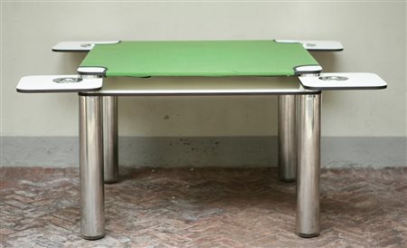 COLOMBO JOE. Tavolino "Poker" per Zanotta. "Poker" table for Zanotta....