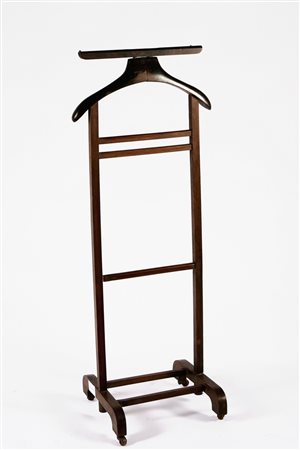 ANONIMO. Servomuto. Legno colorato ed ottone. Dumb valet. Colored wood and...