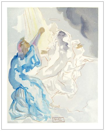 SALVADOR DALI’ Figueres (Spagna) 1904 – 1989 Paradiso – Nel cielo di Mercurio...