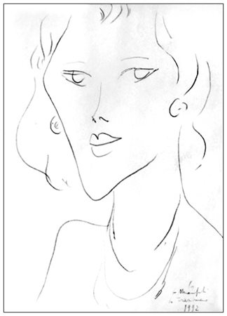 ALBERTO MANFREDI Reggio Emilia 1930 - 2001 La trasimena 1992 Grafite su...