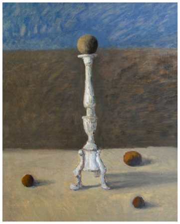 FEDERICO CRESCI Livorno 1941 Oggetti in una situazione di sfarzo 1975 Olio su...