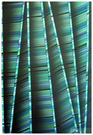 COPPOLA FERDINANDO Viareggio 1945 Senza titolo T.m. e collage su cartone 64 x...