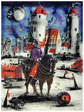 PICINNI Senza titolo 1960 T.m. su carta 66 x 48. Firma e data in a. a d.