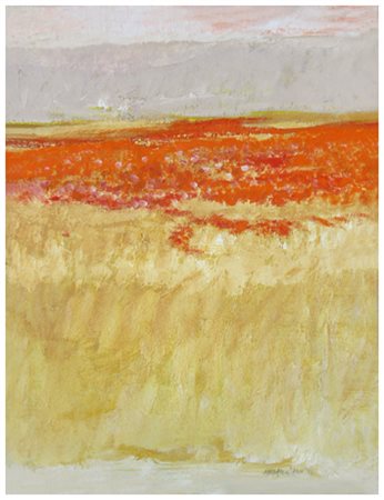 NATALE ADDAMIANO Bitetto 1943 Estate 1984 Olio su tela 50 x 40. Firma e data...