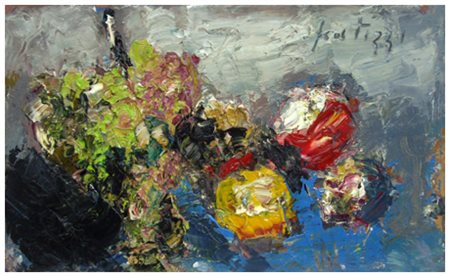 SERGIO SCATIZZI Gragnano 1918 – Firenze 2009 Senza titolo 2009 Olio su...