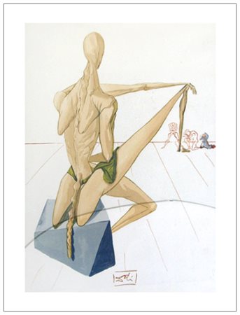 SALVADOR DALI’ Figueres (Spagna) 1904 – 1989 Inferno – Minosse – Tav.V 1960...