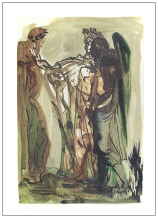 SALVADOR DALI’ Figueres (Spagna) 1904 – 1989 Purgatorio – Il superbo – Tav.XI...