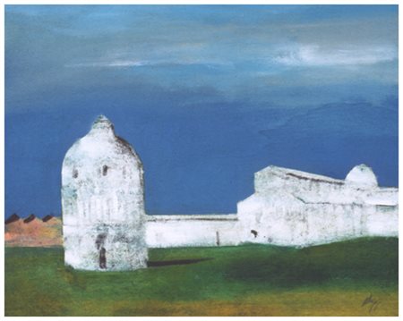 SALVATORE MAGAZZINI Pistoia 1955 Pisa 2002 Olio su tavola 40 x 50. Firma in...