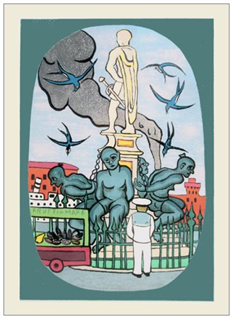 GIUSEPPE VIVIANI Agnano Pisano 1898 – Pisa 1965 I Quattro Mori 1964...