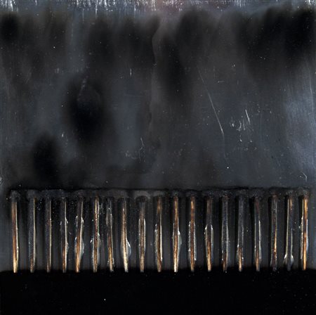 AUBERTIN BERNARD (Fontenay aux Roses 1934) "Fiammiferi" 2009 Fiammiferi su...